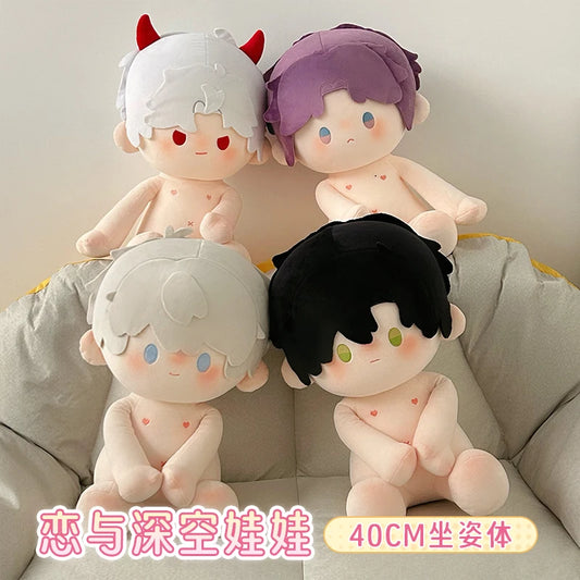 40cm Stuffed Video Game Love and Deepspace Sylus Xavier Rafayel Zayne Plush Cotton Doll With Clothes Pillow Toys Player Gifts.