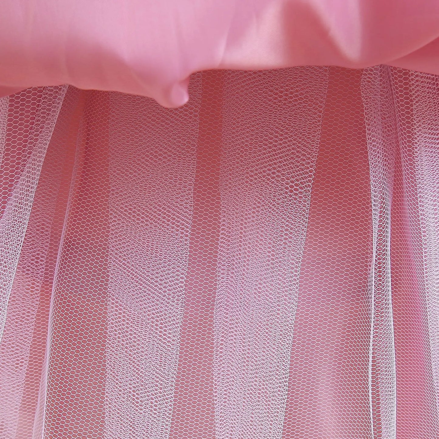 Mädchen Partykleider Weiß Langes Hochzeit Brautjungfer Prinzessin Kleid Abend Tüllkleid Abschlussball Klavier Performance Kleid.