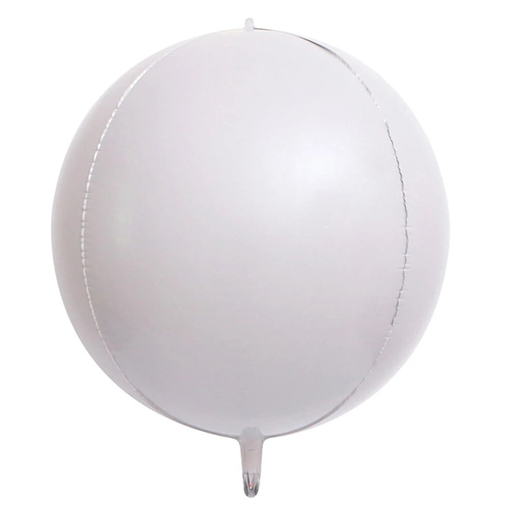 20/10/5Pcs 4D Runde Folienballons 10/18/22 zoll Metall Rose Gold Silber 4D Folienballons Helium Luft Globos Geburtstag Hochzeit Dekor