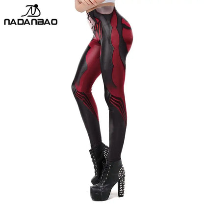NADANBAO Women Leggings Gothic Style Anime Printed High Quality Leggings Fashion Elastic Pants Sporting Fitness Yoga Pants.