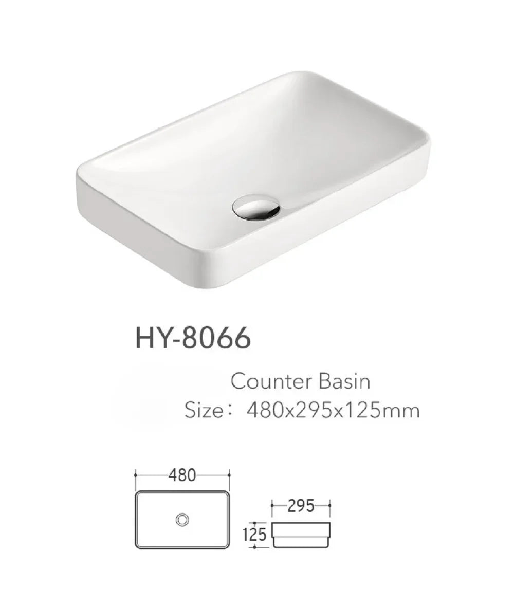 Bad Arbeits platte Waschbecken Balkon Waschbecken Keramik Waschbecken nach Hause weiß Kunst Waschbecken quadratisches Waschbecken Waschbecken Waschbecken
