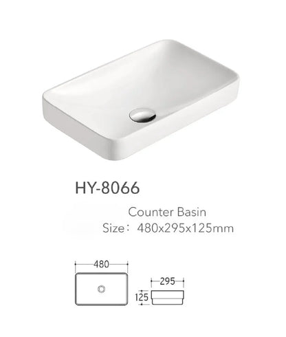 Bad Arbeits platte Waschbecken Balkon Waschbecken Keramik Waschbecken nach Hause weiß Kunst Waschbecken quadratisches Waschbecken Waschbecken Waschbecken