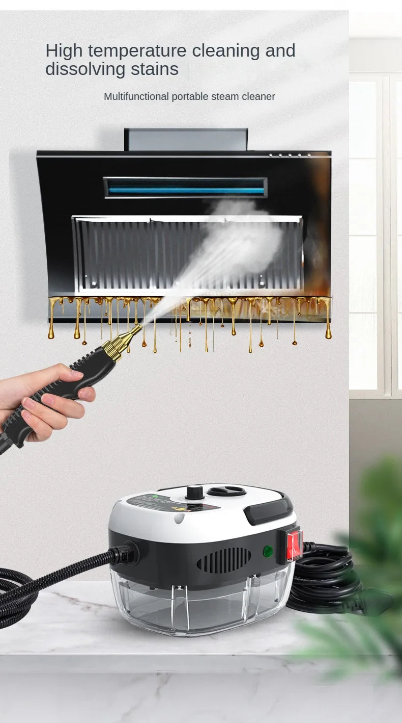 Steam Cleaner High Temperature Sterilization Air Conditioning Kitchen Hood Home /Car Steaming Cleaner 110V US Plug /220V EU Plug.