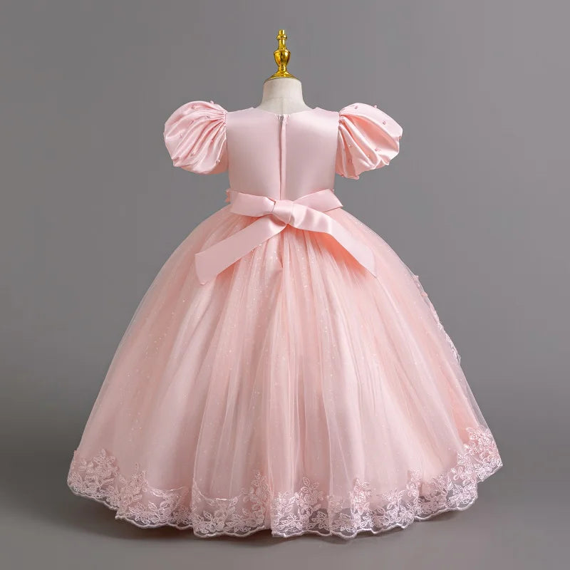 Neue wunderschöne Mädchen Party kleid Eröffnungs feier Kleidung Halloween Performance Tanz Prinzessin Rock 4-12t Weihnachts kleid