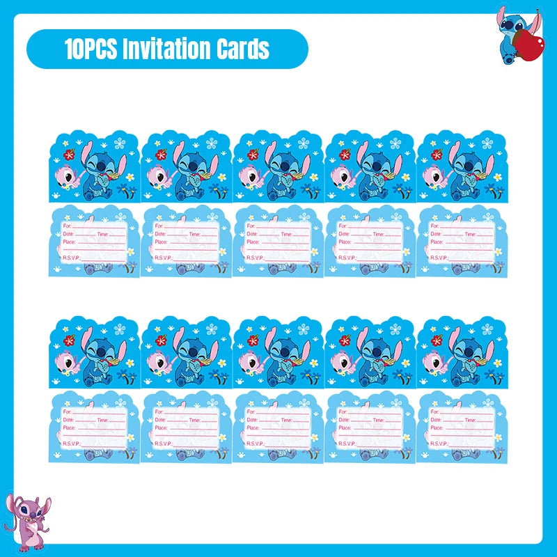 Disney Lilo und Stitch Geburtstag Party Dekoration Geschirr Tasse Teller Tischdecke Luftballons Thema Party liefert Banner Hintergrund