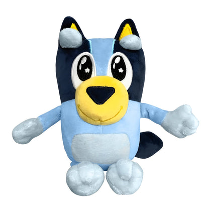 20/30CM Bluey Bingo Plush Dolls Cute Cartoon Christmas Hat And Shining Star Eye Anime Figure Stuffed Toys Birthday Gift For Kids.