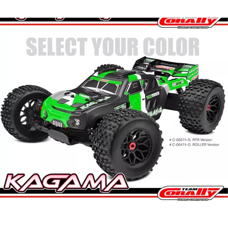 Team Corally Kagama 6s 1/8 4WD RC Cars Remote Control Electric Simulation Racing Card Climbing Off Road Vehicle Model Toy Gift
