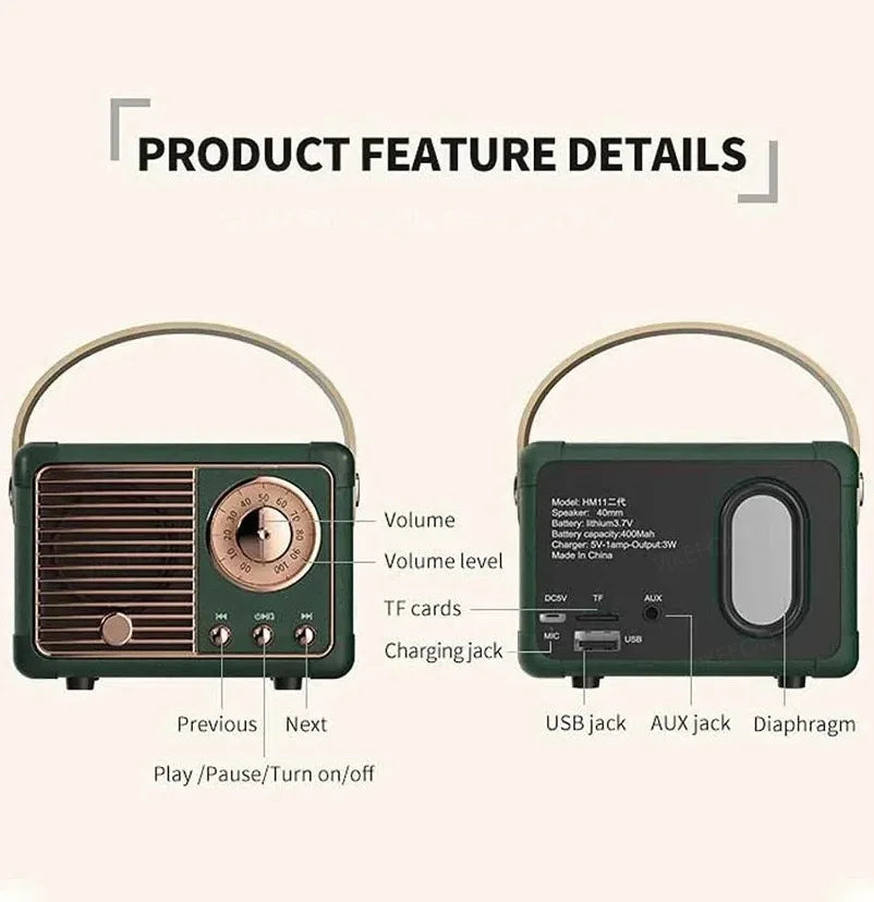 Portable Wireless Bluetooth Speaker Bass Subwoofer Waterproof Outdoor for Car Stereo Loudspeaker Music Box for ios/Android.