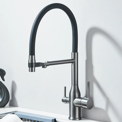 Filtered Kitchen Faucet Purification Tap With Magnetic Sprayer Kitchen Faucet Filtered Water Purification Feature Kitchen Tap