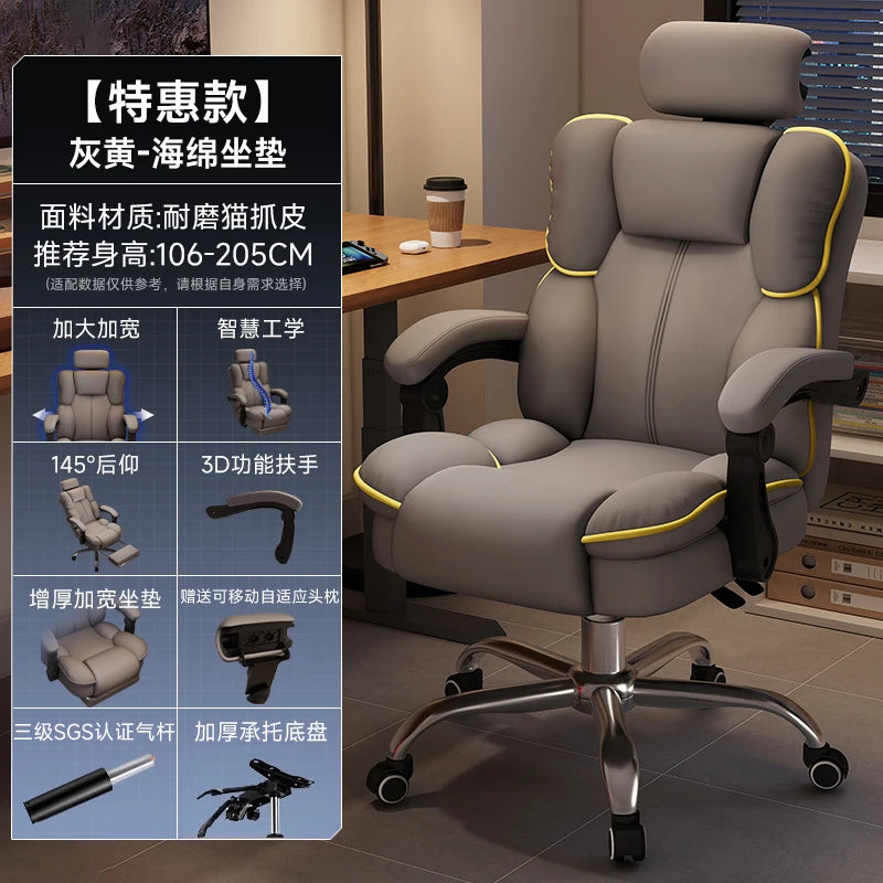 Rückenlehne Student Bürostuhl Konferenz Räder Kommode Lesen Bürostuhl Thron Bequeme Sillas De Oficina Home Möbel