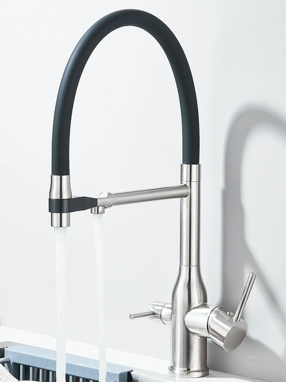 Filtered Kitchen Faucet Purification Tap With Magnetic Sprayer Kitchen Faucet Filtered Water Purification Feature Kitchen Tap