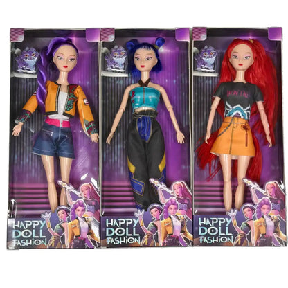 2025 New Korean Wave Girl Group K-POP Witch Hunt Doll Rumi Mirazoi Toy Vinyl Doll Christmas Children's Birthday Gift.