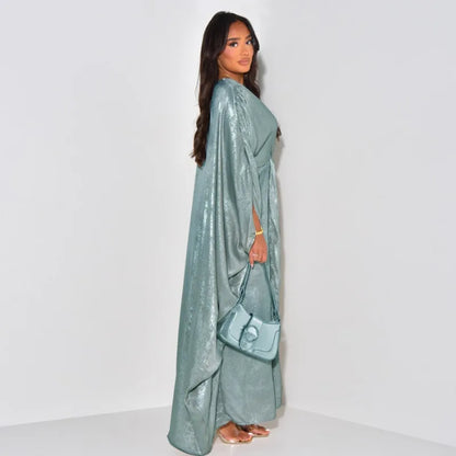 Eid Saudi Arabia Muslim Modest Dress for Women Islam Dubai Abaya Luxury Holiday Party Jalabiya Kebaya 2024 Turkey Kaftan Gown