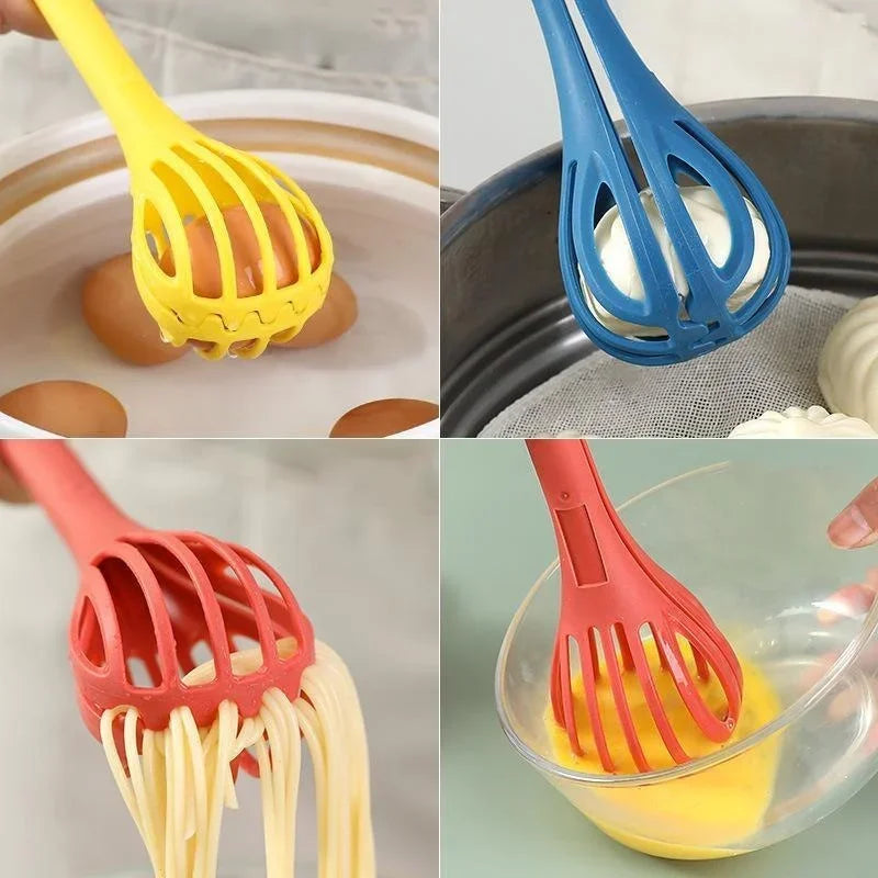 Multifunctional Egg Beater Food Clips Pasta Tongs Mixer Kitchen Cream Bake Tool Kitchen Gadget Посуда Для Кухни.