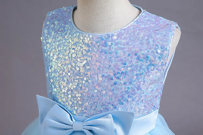 2025, lila Mädchen-Partykleider für Kinder, Mädchenkleider, Performance, Junior-Kleid, Hochzeit, Abend, Abschlussball, Urlaub, Rock, Kostüm