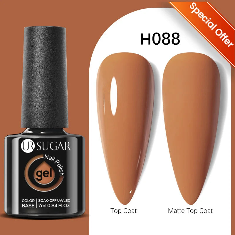 UR SUGAR 7/7.5ml Summer Blue Silver Gel Nail Polish Semi Permanent High Quality Soak Off UV LED Varnishes Nails Art Manicure