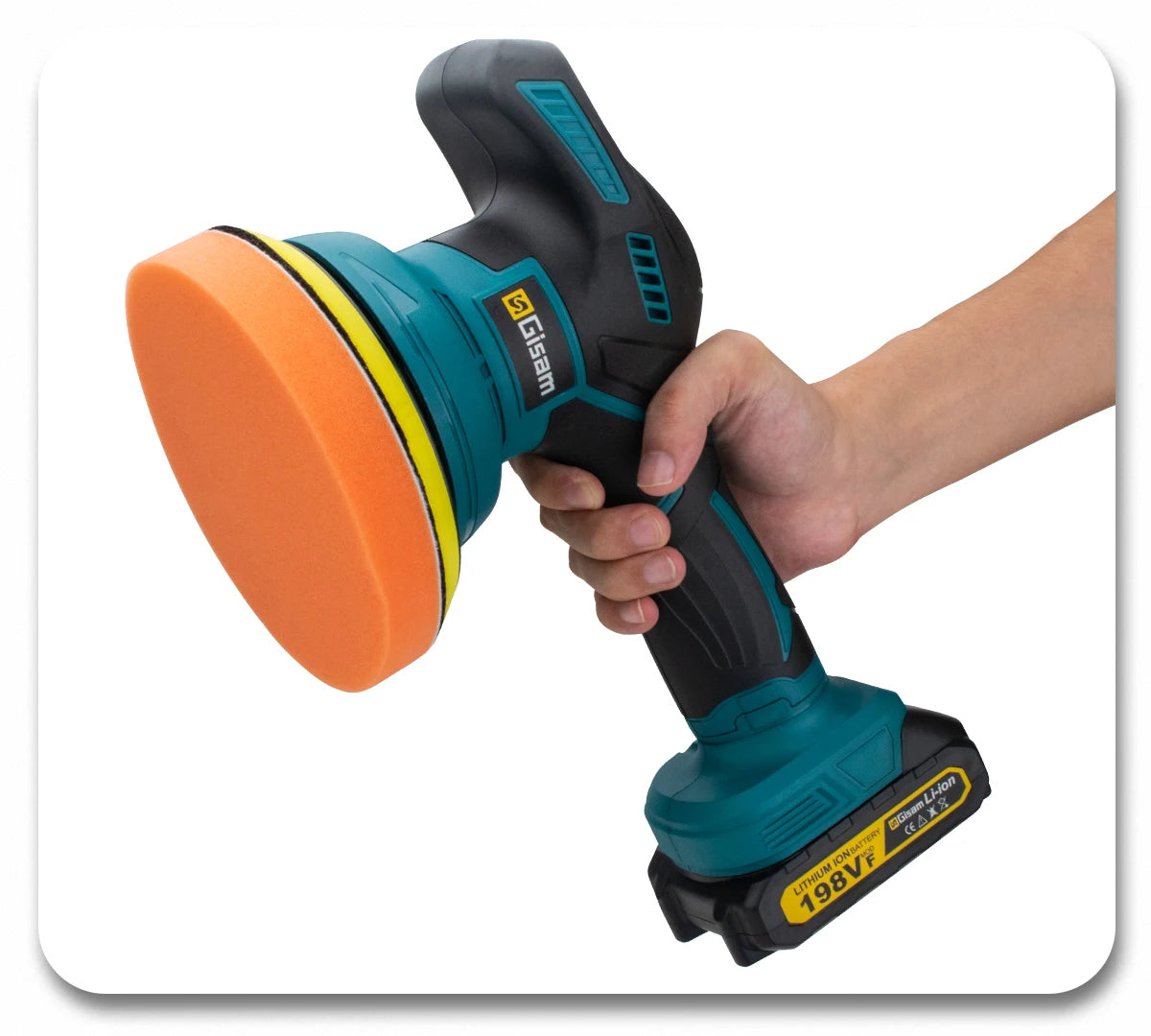 G perfil Akku-Autopolierer, 8 Gänge, verstellbar, automatisch, elektrisch, Wachsen, Schleifen, Versiegelung, Glasur, Elektrowerkzeug, passend für Makita 18 V Akku-Stift