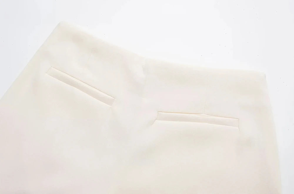 Women Fashion Pareo Style Shorts Skirts Vintage High Waist Side Zipper Female Skort Mujer.