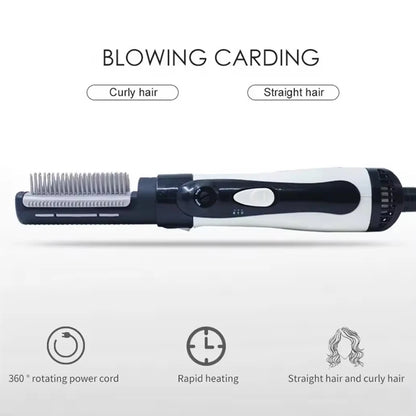 Professional Hair Dryer Machine 3 in 1 Multifunction Hair Styling Tools Hairdryer Pro Hair Curler Straightener Dryer Comb Brush.