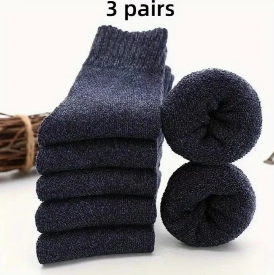 5 Pairs Of Men's Socks, Autumn And Winter Vintage Fun Fashion Athletic Socks, Sports Trend Socks.