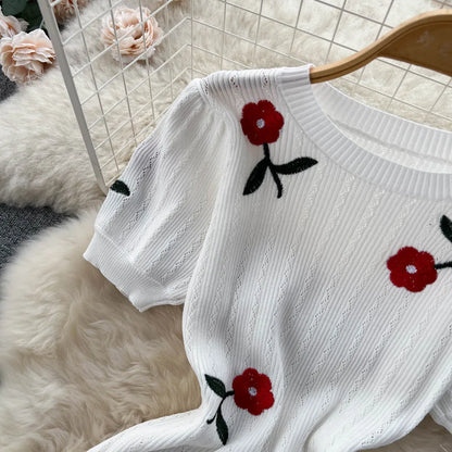 Häkeln kleider stricken aus geschnittenes kleid jurk dames strand kleider für frauen 2023 kurz ärmel ige weibliche vestidos mujer maxi langes kleid.