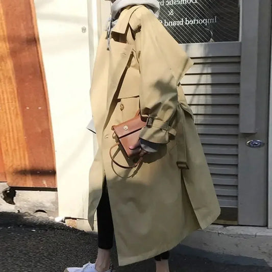 Graben Frauen Freund Herbst Koreanische Feste Weibliche Lange Stil Student Ins Alle-spiel Heißer Verkauf Neue Ankunft Harajuku Unisex outwear