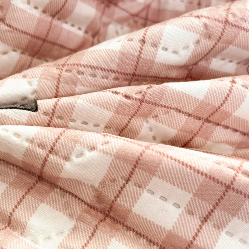 Thicken Bed Cover Waterproof Mattress Protector Elastic Bedspread Printed Bed Linen for Home 매트리스 커버 (No Pillowcase).