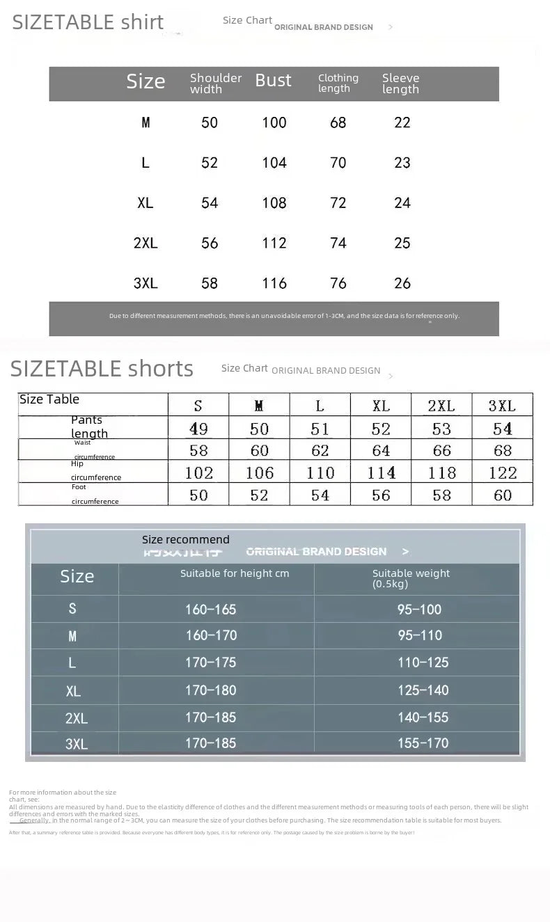 Shopee Popular Men's Loose-fit Hawaiian Vacation Beach Shirt Shorts Set Summer Casual Comfortable Clothing.