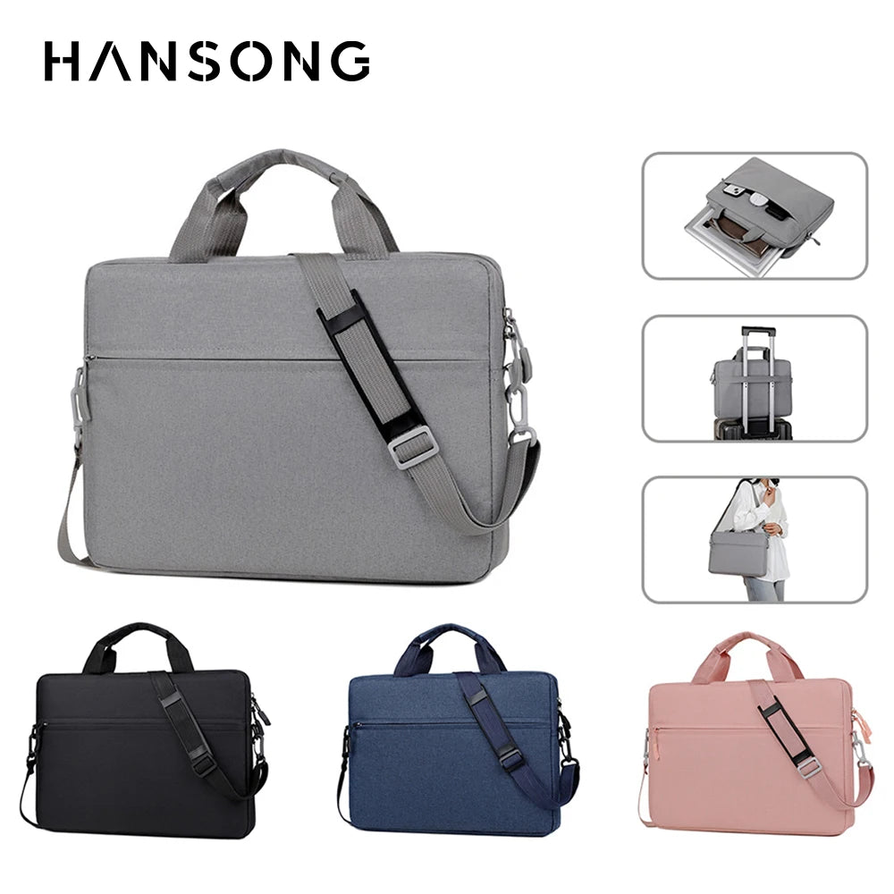 Laptop Sleeve Bag 14 15.6 Inch Notebook Case For Macbook Air Pro Tablet Waterproof Portable Travel Carrying Bag Computer Handbag.
