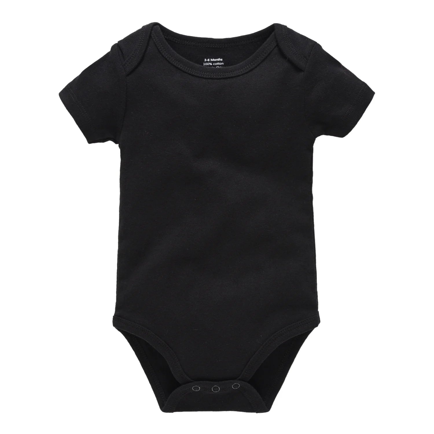 2025 Sommer Unisex Baby Body 0-24 Monate Kurzarm 100 % Baumwolle Weiß Schwarz Grau Design Säuglingskleidung.