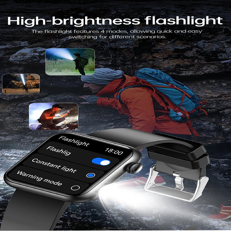 2025 New LED Women AI Smart Diagnosis Smart Watch HRV+PPG Blood Pressure Blood oxygen Health monitor IP68 NFC Smartwatches ﻿.