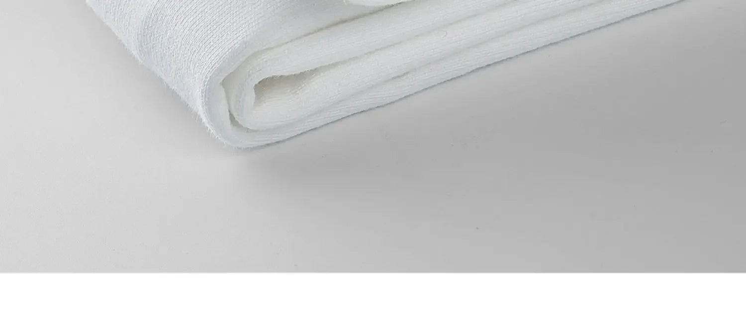 Spring Autumn 300g Heavy-duty Pure Cotton Long Sleeved  T-shirt FLoose White Top Thick Base Layer Underneath for Men and Women.