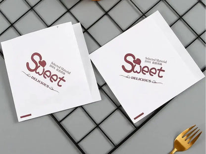 100pcs Triangular Open Top Kraft Paper Bag Donuts Sandwich Bags For Bakery Bread Food Packaging Bags 15x15cm.