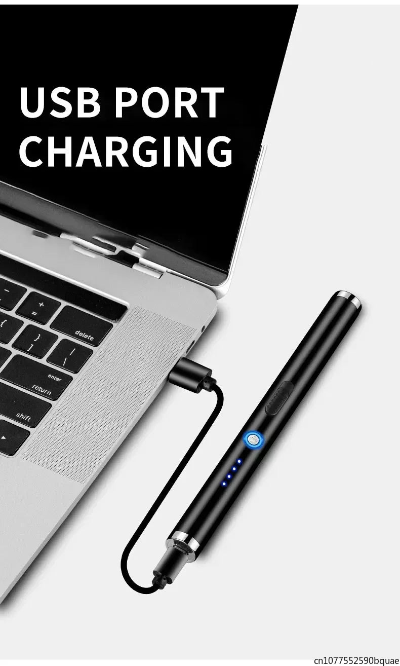 Outdoor Portable Pulse Ignition Gun, Gas Stove Candle BBQ Cooking Kitchen Double Arc Lighter, USB Electronic Lighter.