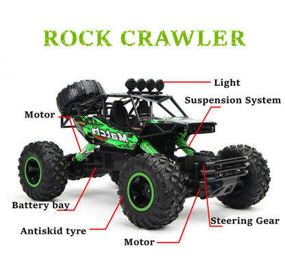 4WD RC Car 1:12 / 1:16 Off-Road All Terrains Remote Control Cars Radio Control Buggy Truck Racing Drift with Led Light Toys Gift.
