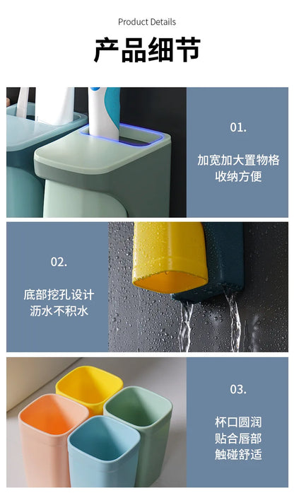 Mundwasser becherset, Bad becher halter, Zahn ablage