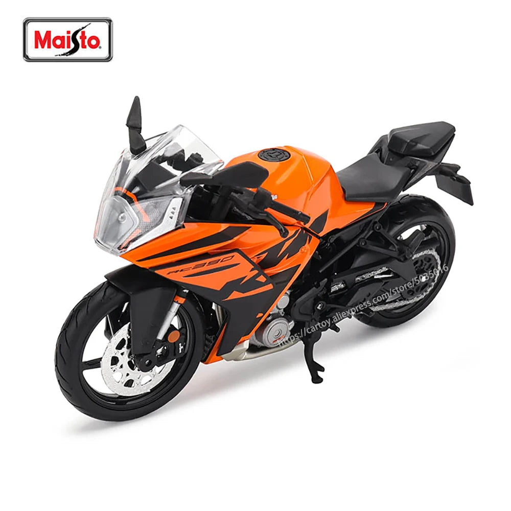 Maisto 1:12 KTM RC 390 simulation alloy motocross authorized motorcycle model toy car Collecting gifts.
