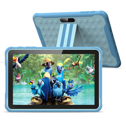 Pritom 10 Inch Kids Tablet Android 13 Go WIFI Quad Core Processor 2GB RAM 64GB ROM YouTube with Case.