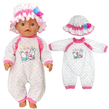 40 cm reborn baby doll bathrobe for 17 inch bebe doll clothes children gift toys wear