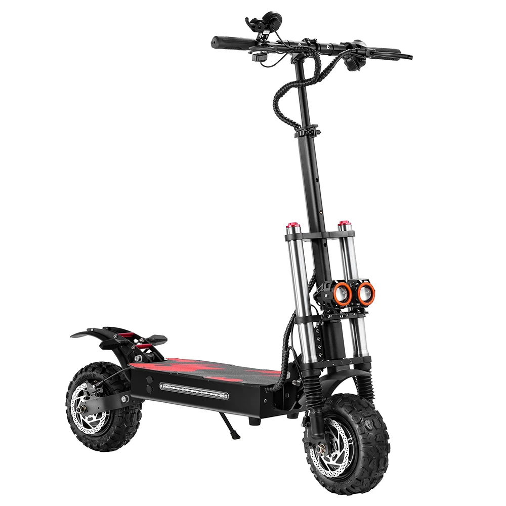 BOYUEDA S3-11 Electric Scooter, 120km Range, 85km/h Max Speed, 2*3000W Motor, 60V 38AH Battery,11-inch Tire,  LCD Display.