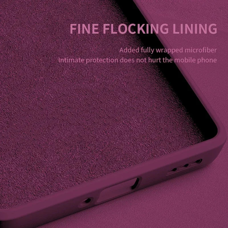 Official Phone Case For IPhone 17 Air 16 15 14 13 11 12 17 Pro Max Plus Silicone Solid Color Fall and Collision Protection Cover.