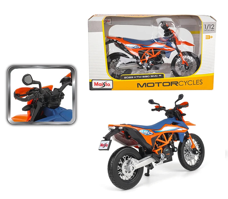 Maisto 1:12 KTM series KTM RC 390 690 DUKE 1290 simulation alloy motocross authorized motorcycle model toy car Collecting gifts.