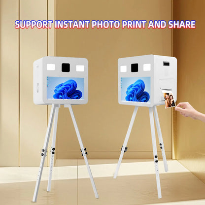 21.5 Inch Portable Camera Touch Screen Dslr Photo Booth Selfie Photo booth Machine  for ds620 RX1 525L QW410  Wedding Party.