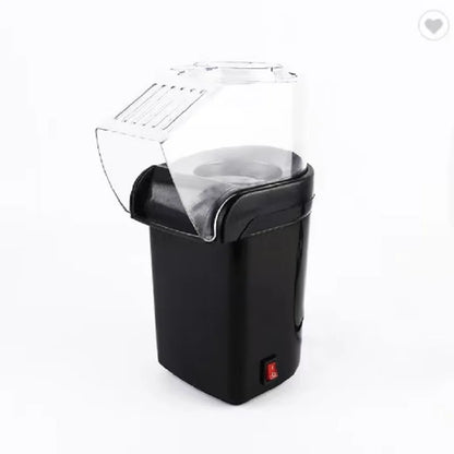 Electric Portable Popcorn Maker Fully Automatic Home Popcorn Popper Hot Air Popcorn Machine Healthy No Oil Mini Popcorn Maker