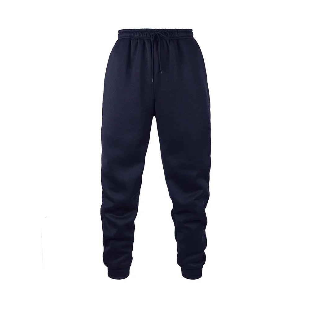 2025 Mens Jogging Sports Pants Autumn Winter Sweatpants Men Sports Gym Trousers Fashion Solid Color Casual Workout Long Pants.