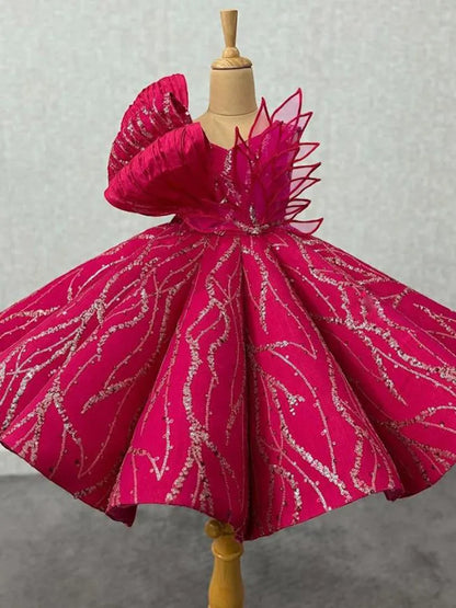 2024 kinder Laufsteg Abendkleid Host der Leistung Kleidung Hochzeit Geburtstag Party Blumen Mädchen Kleid A3705