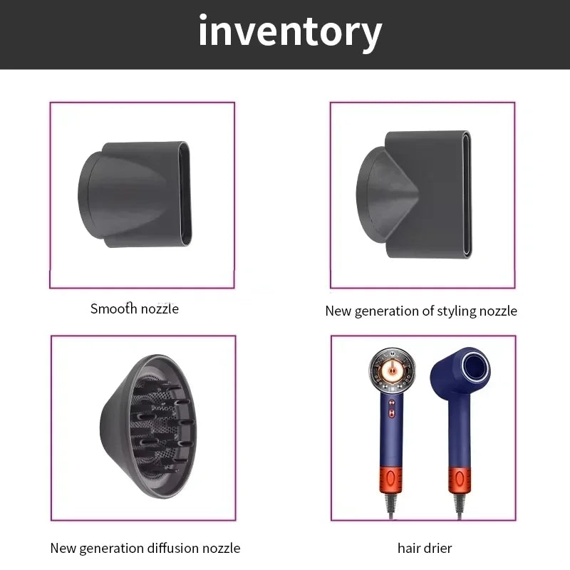 Professional Negative Ion High Speed Hair Dryer 220V Leafless Thermostatic Hair Dryer 1600W High Power Hair Dryer Styling Tool.