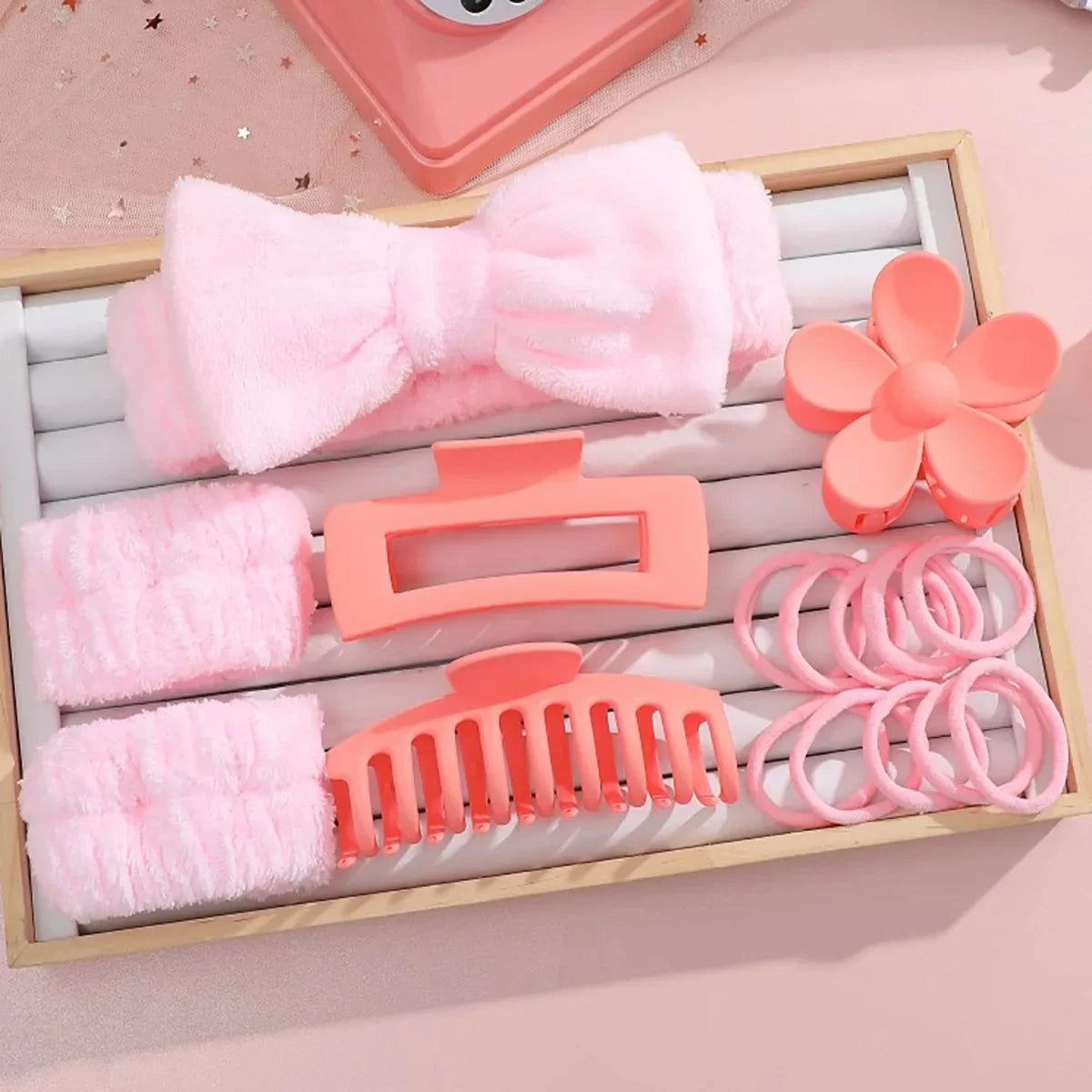 Matte Butterfly Knot Hair Ties Women's Hair Accessories Elastic Hair Bands Floral Hair Clips Autumn Winter New Style Hair Access