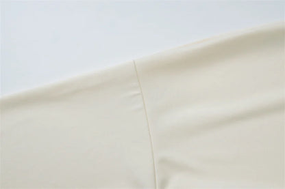 Mozision Inclined Shoulder Long Sleeve Sexy T-shirt Women Autumn Fashion Solid Skew Collar Backless Ruched Club Party T-shirts