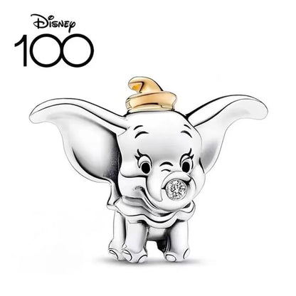 100% 925 sterling silver Disney 100th anniversary charm beads suitable for original DlY bracelet, women's fashion gift